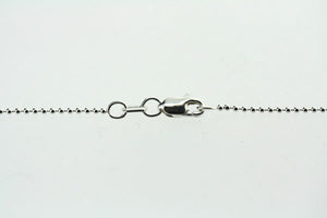 55cm 1.2mm Sterling Silver Ball Chain Necklace - Makers & Providers