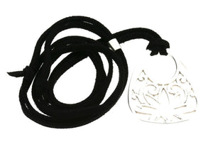 nirvana pendant - large on black suede - Makers & Providers