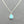 Load image into Gallery viewer, Turquoise teardrop silver pendant necklace
