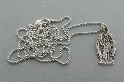small angel pendant on 55cm ball chain - Makers & Providers