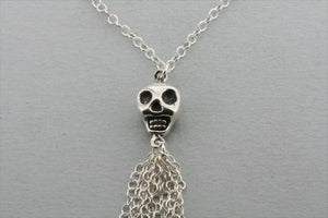 skull & tassle necklace - Makers & Providers