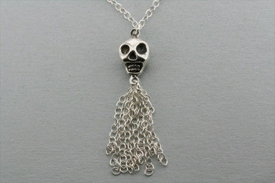 skull & tassle necklace - Makers & Providers