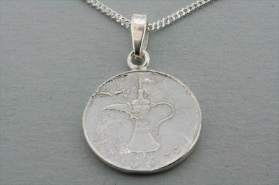 UAE coin pendant on 55cm link chain - Makers & Providers