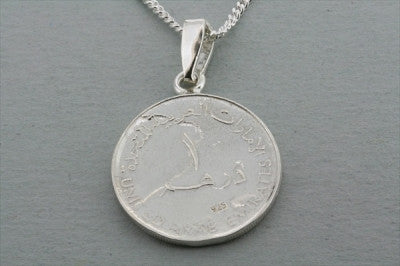 UAE coin pendant on 55cm link chain - Makers & Providers