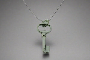 small key pendant on 55cm ball chain - Makers & Providers