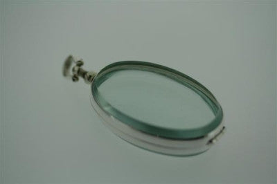 large oval resin locket on 80cm ball chain - Makers & Providers