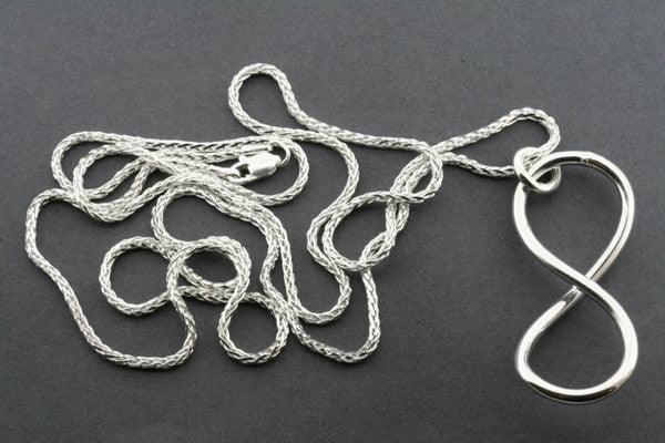 infinity pendant on 70 cm espiga chain - Makers & Providers