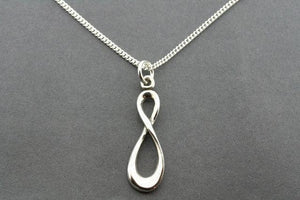narrow infinity pendant on 55 cm link chain - Makers & Providers