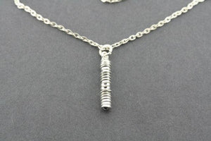 silver spiral pendant necklace - Makers & Providers