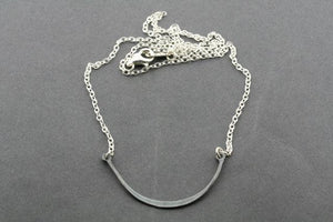 oxidized silver smile necklace - Makers & Providers