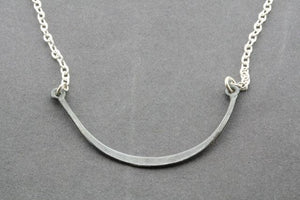 oxidized silver smile necklace - Makers & Providers