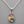 Load image into Gallery viewer, flower in resin pendant - oval on 45cm ball chain

