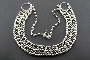 5 strand ball bead necklace - Makers & Providers