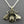 Load image into Gallery viewer, Brass bee pendant on 80 cm espiga chain - Makers &amp; Providers
