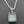 Load image into Gallery viewer, Glass locket pendant - rectangular on 80cm espiga chain - Makers &amp; Providers
