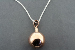 copper perfume pendant - ball on 80 cm espiga chain - Makers & Providers