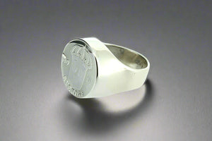 crown coin signet ring - Makers & Providers