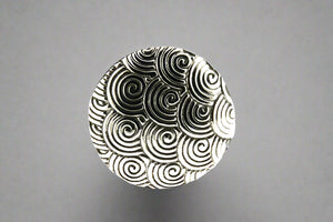 kimono spirals disc ring - Makers & Providers