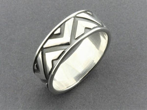 Victory band - oxidized silver - Makers & Providers