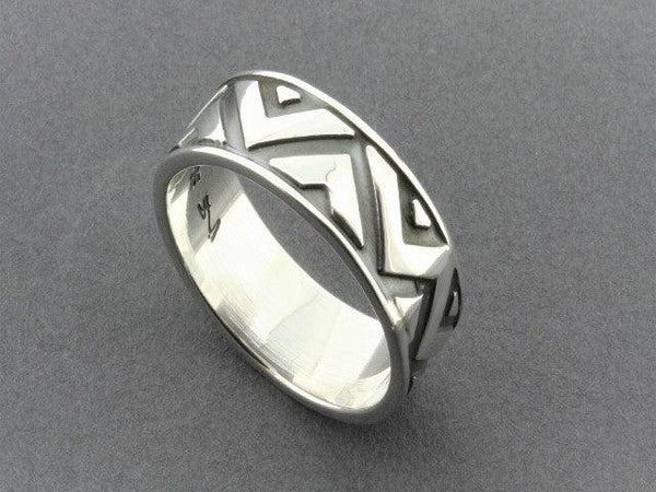 Victory band - oxidized silver - Makers & Providers