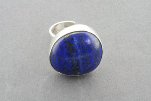 large lapis adjustable ring - Makers & Providers