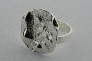 elephant skin disc ring - Makers & Providers