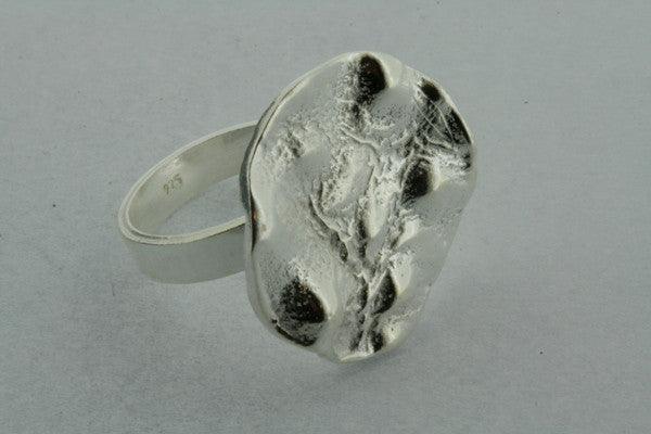 elephant skin disc ring - Makers & Providers