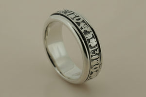 Lucky spinner ring - sterling silver - Makers & Providers