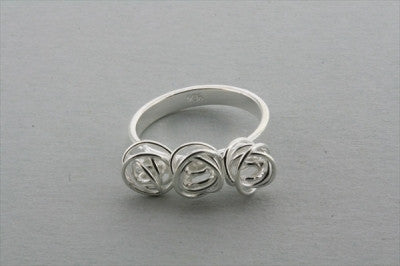 3 Knotted Sterling Silver Ring - Makers & Providers