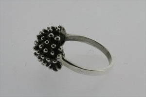 fizzy bubble ring - oxidised - Makers & Providers