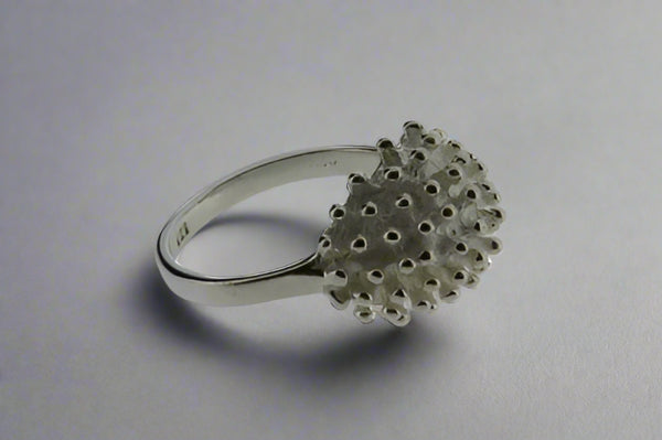 fizzy bubble ring - white