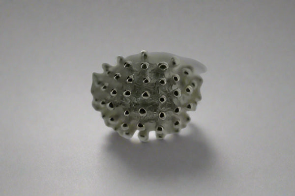 fizzy bubble ring - white