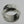 Load image into Gallery viewer, concave battered band with ring - sterling silver
