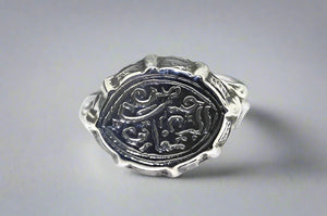 Sterling Silver 8 Point Oval Seal/Signet Ring - Makers & Providers