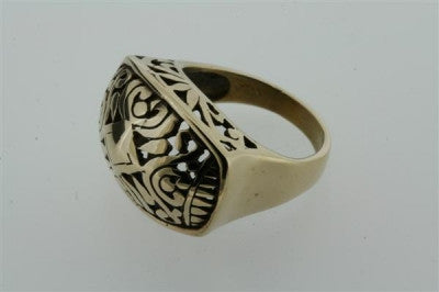 hindu ring - bronze
