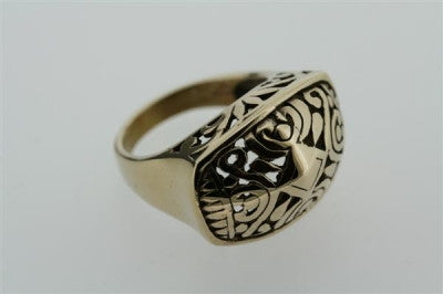 hindu ring - bronze