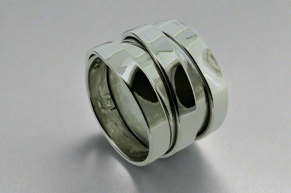 flat knot ring - sterling silver - Makers & Providers