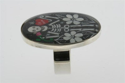 day of the dead resin ring - Makers & Providers