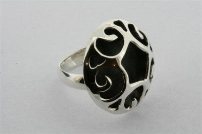 circular oxidised vine ring