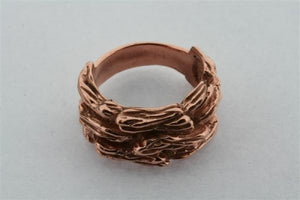 paperbark ring - copper - Makers & Providers