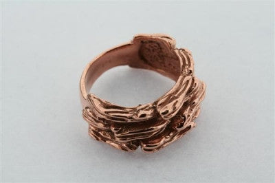 paperbark ring - copper - Makers & Providers