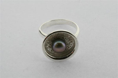 chalupa ring - black pearl