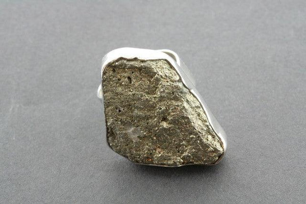 druzy ring - pyrite