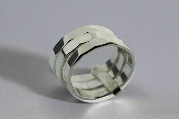 3 in one faceted ring - Makers & Providers