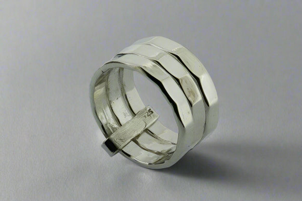 3 in one faceted ring - Makers & Providers