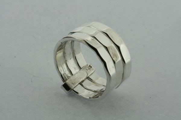 3 in one faceted ring - Makers & Providers