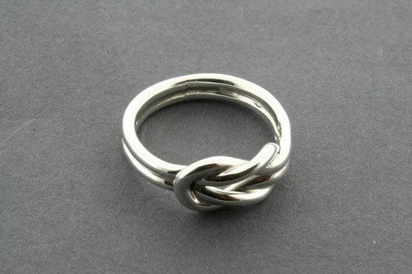 Eternity knot ring - sterling silver - Makers & Providers
