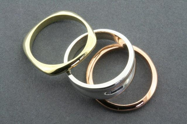 3 Wish Silver, Copper and Brass Ring - Makers & Providers