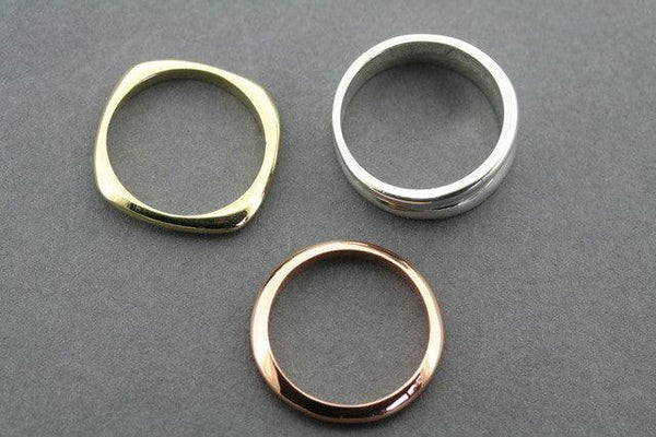 3 Wish Silver, Copper and Brass Ring - Makers & Providers