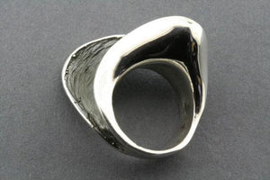 large oxidized wave ring - Makers & Providers